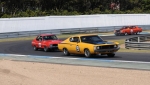Glenn Miles in the Charger overcame a brake issue to fight on
