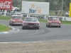 Mick Hibbert had to fight off pesky Minis