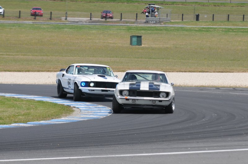 Darren Collins Camaro and Andy Clempson had one of the dices of the year