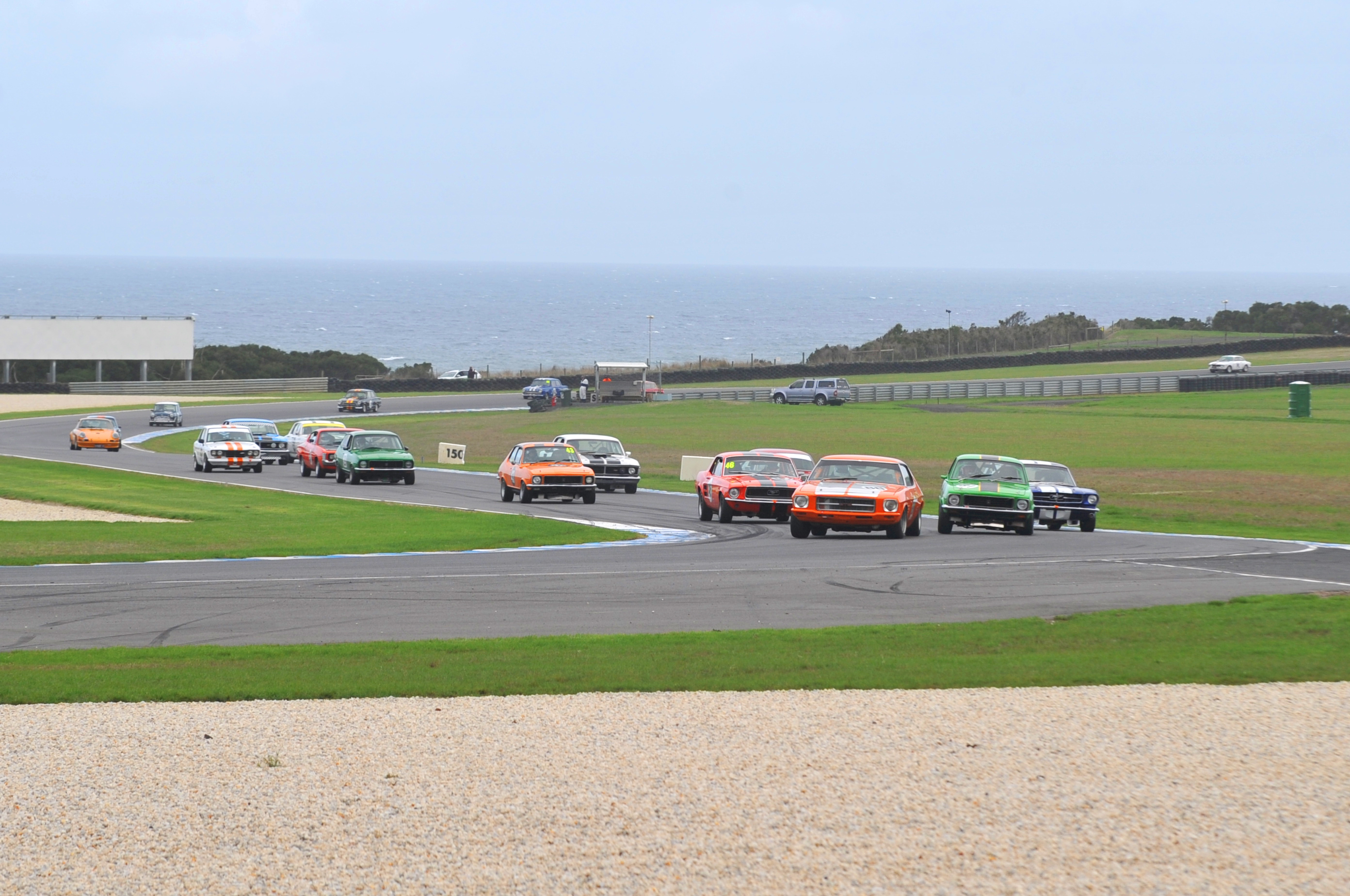 Tickers leads the field first lap into Honda