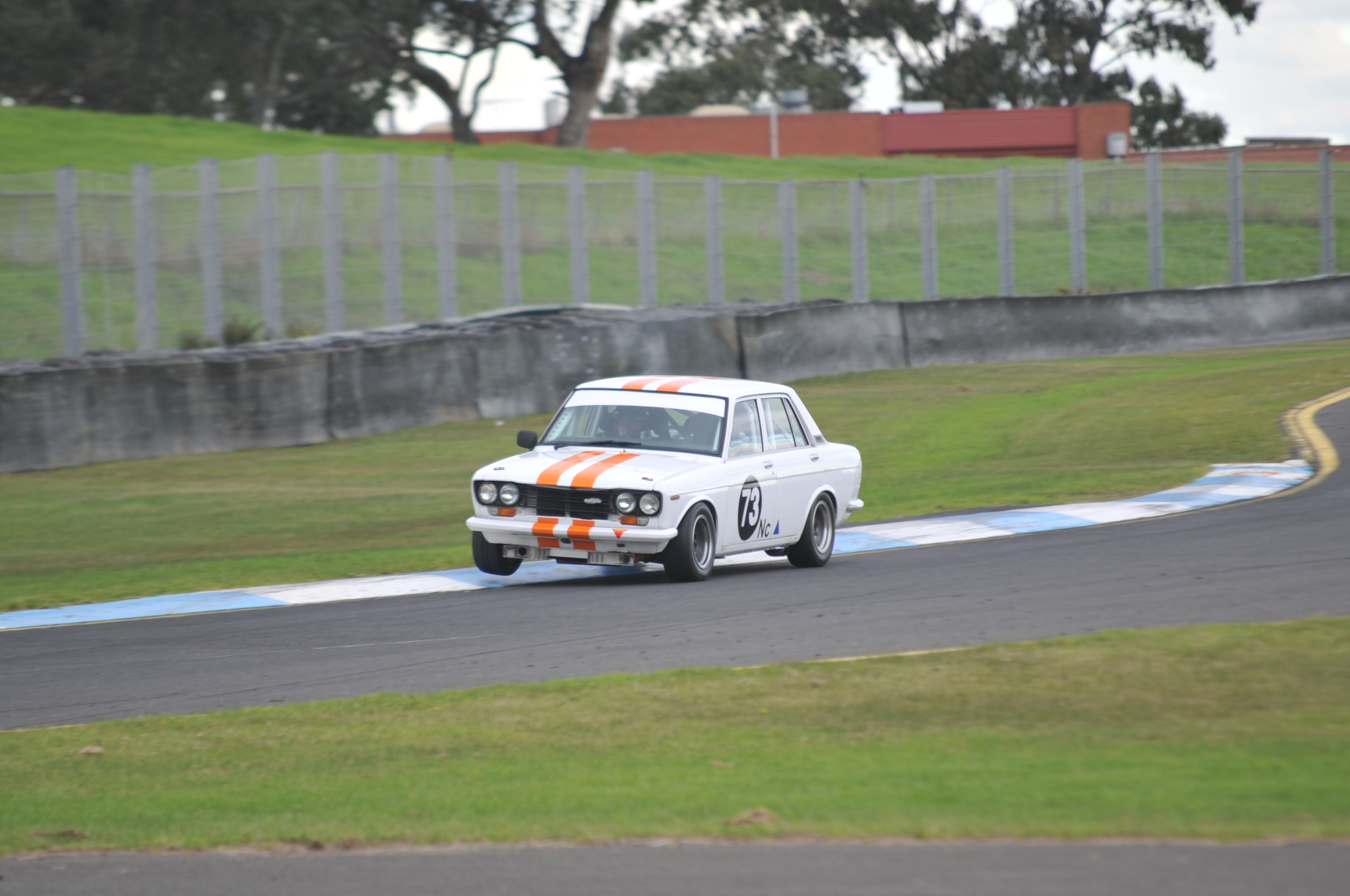 David Brown loves those kerbs