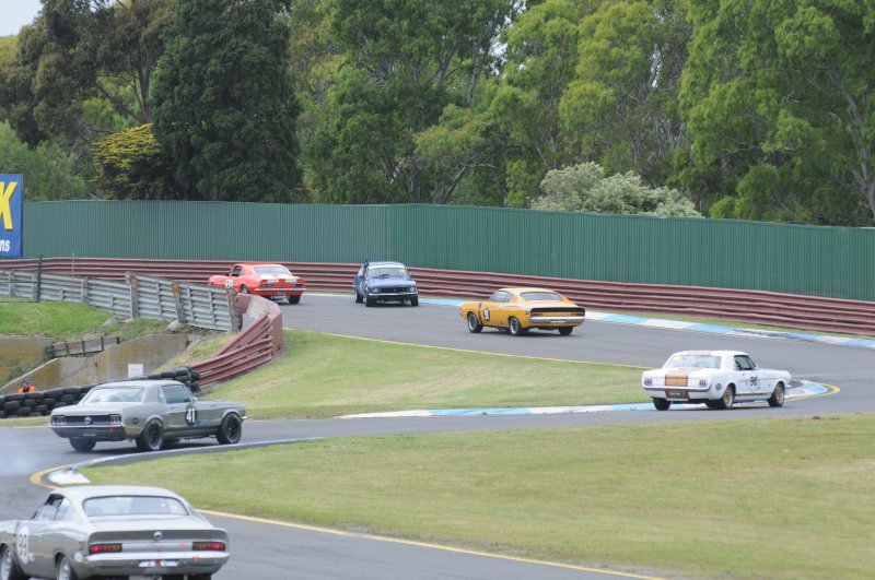 Nathan Gordon thought he'd check out the competition's lines through Turn 3