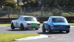 Rob Burns set fastest lap of 1.27.53 in R1 but bent a valve