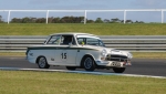 Rod Barrett's Lotus Cortina ran well
