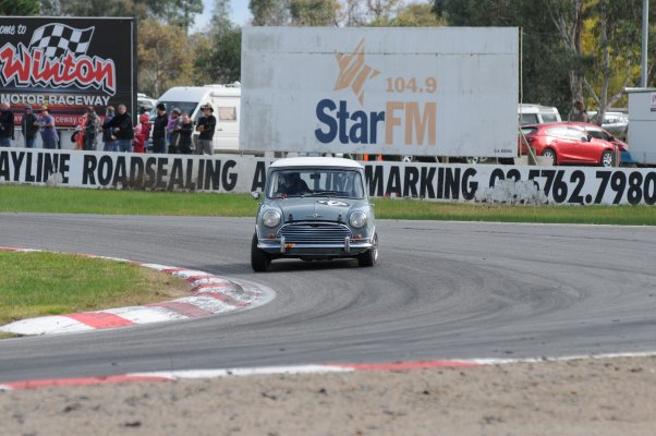 …while NSW's Douglas Burton chased understeer