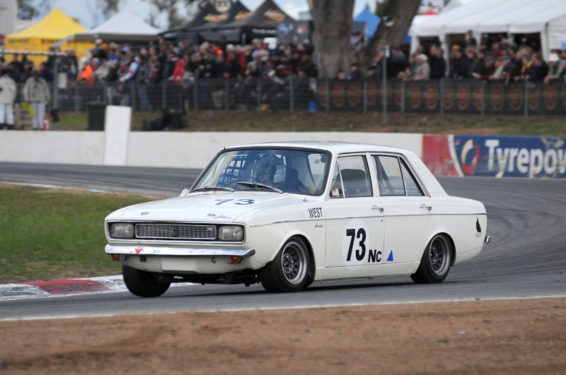 Richard West's Hunter, best handling car on the track.