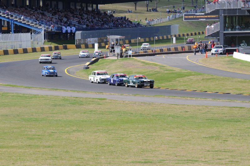 Scott Fleming won't let those big Fords get away...