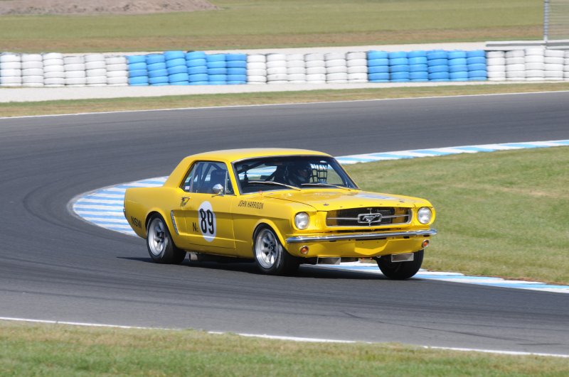 John Harrison's Mustang was out after R1