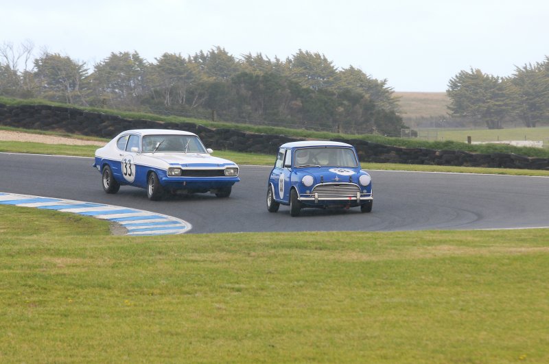 Chris Cotton heads Quentin Bland in the grease PG