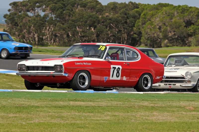 Lawrie Nelson's new Capri got race tested