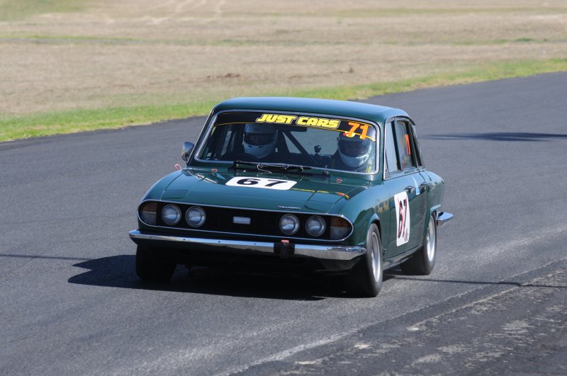 Passenger rides were the most popular. Ian Watt's Triumph 2500. Phil Wisewould photo.