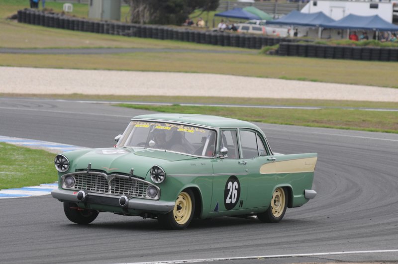 Vince Parisi's Simca Vedette drew astonishment. Phil Wisewould