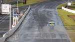 John Talbot powers down the straight