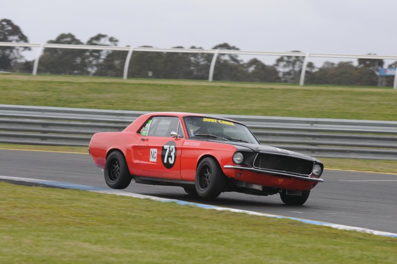 Andrew Whiteside is a consistently strong performer in the 68 Mustang