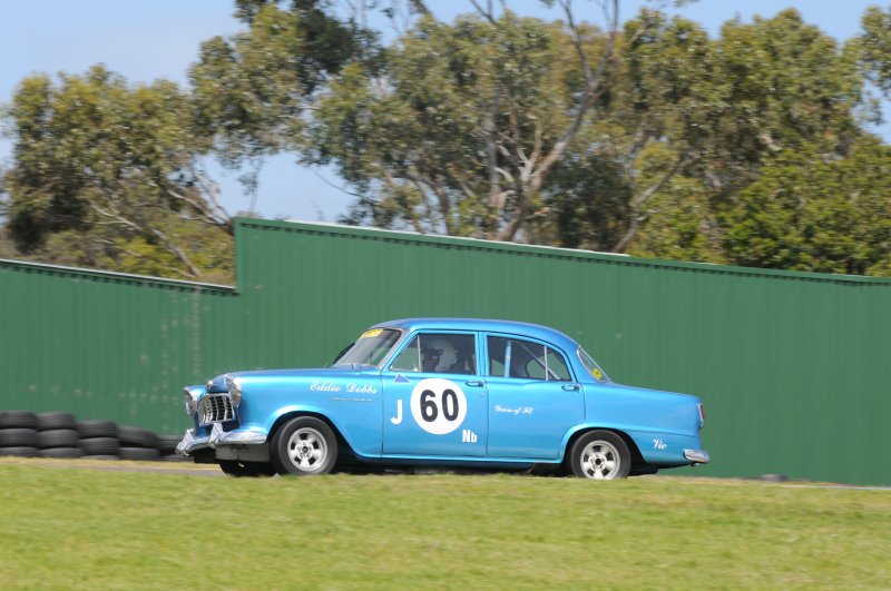 Eddie Dobbs ran 60 to celebrate 60 years of the Holden FE