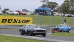 Gary Treloar wags the tail of the big block Camaro