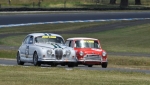 Brit battle - Ian Mewett, Jag and Adrian Read, Mini.
