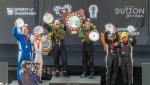 Christine and Paul Freestone celebrate 3rd in the 25th Anniversary TT