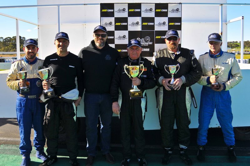 Just Car\'s Ash Hunter presented the cups