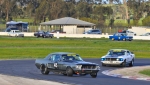 Darryl Hansen gets loose at Turn 1