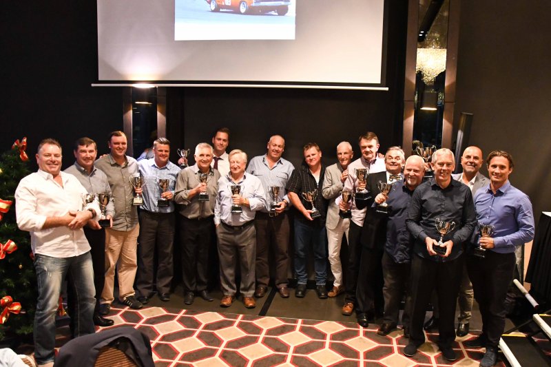 Trophy winners are grinners at the HTCAV Dinner