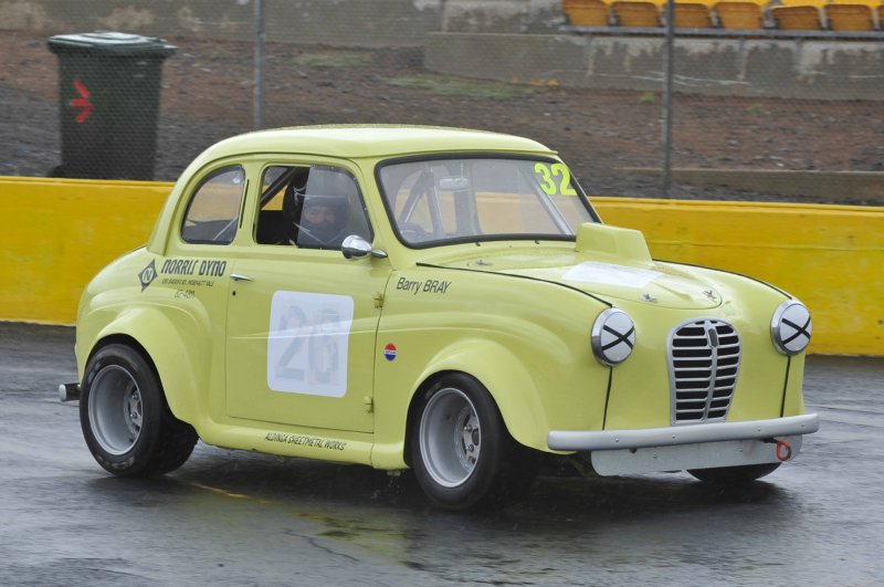 Barry Bray\'s A30 Sports Sedan drew a crowd