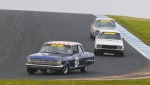 Rod Evans leads James McNiven and Rob van Stokrom