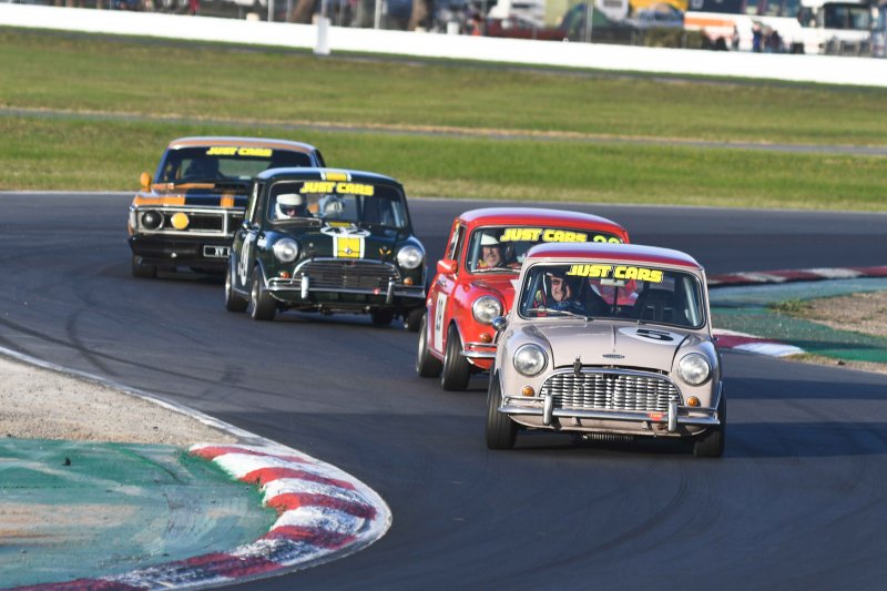 Len Read, WA's Syd Jenkins and 82-yr old Ted Brewster head Larsen's XY GT