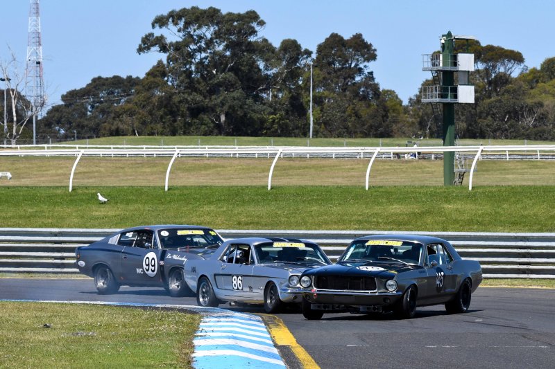 WA's Graeme Woolhouse's Mustang tagged Darryl Hansen after winning Best Presented the day before