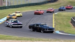 351 Fastbacks file into Dandenong Rd corner - Rusty French, Andy Clempson and Joe Calleja