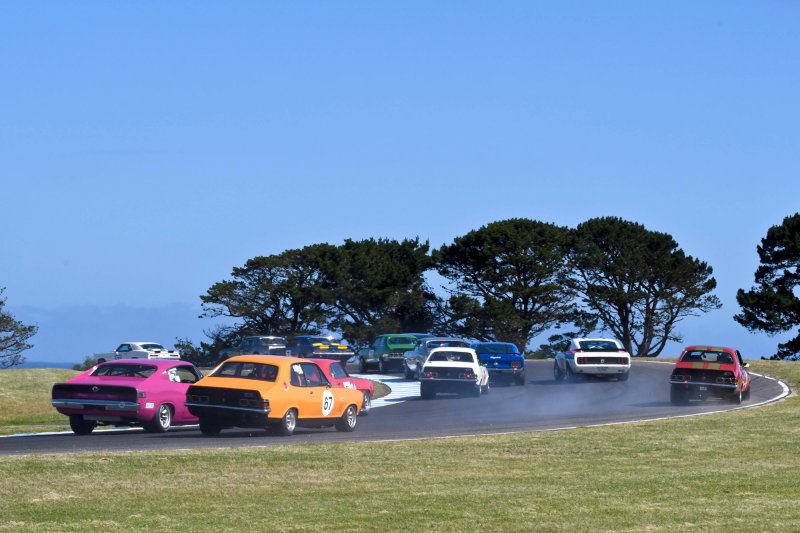 Lap 1, Turn 2 - busy!