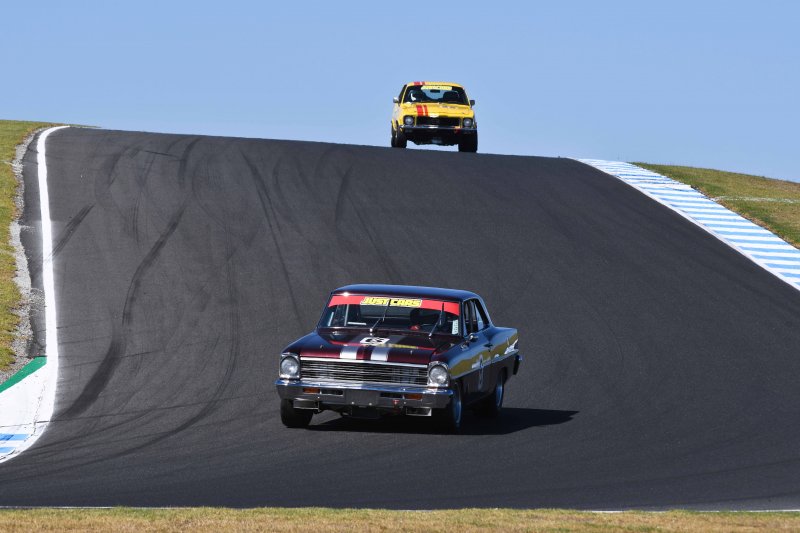 Ross Muller Chevvy Nova was the oldest car in the race