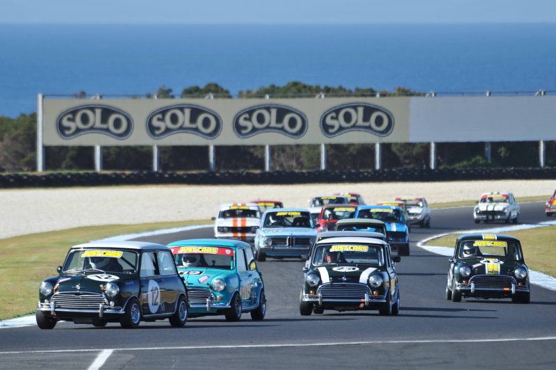 Richard Hill, Danny Berry, Ian Pringle and evergreen 82-yr old Ted Brewster were the quickest Minis