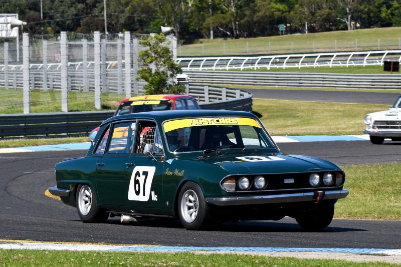 Ian Watt's Triumph 2500 returned to Sandown after a long break
