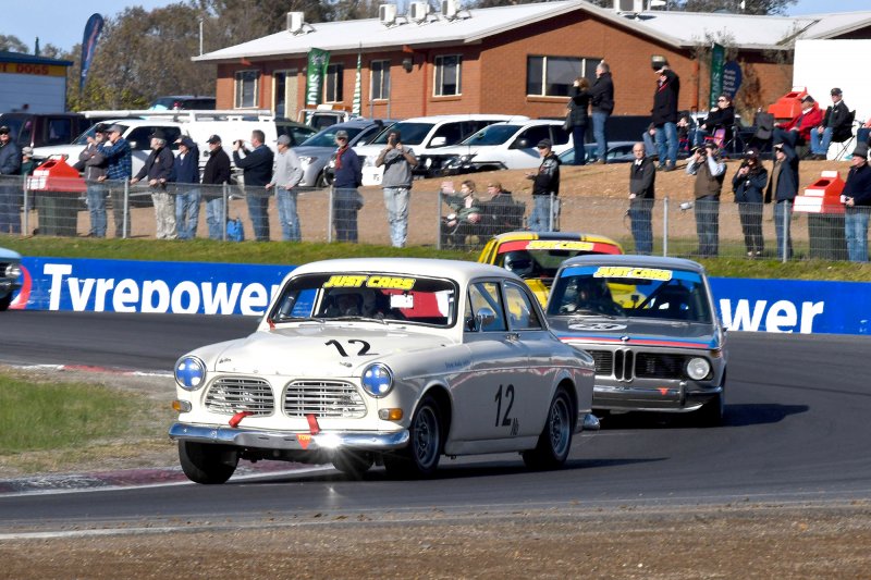 Classic Rally star Andy White debuted the ex-Stupka Volvo  Amazon to great effect.
