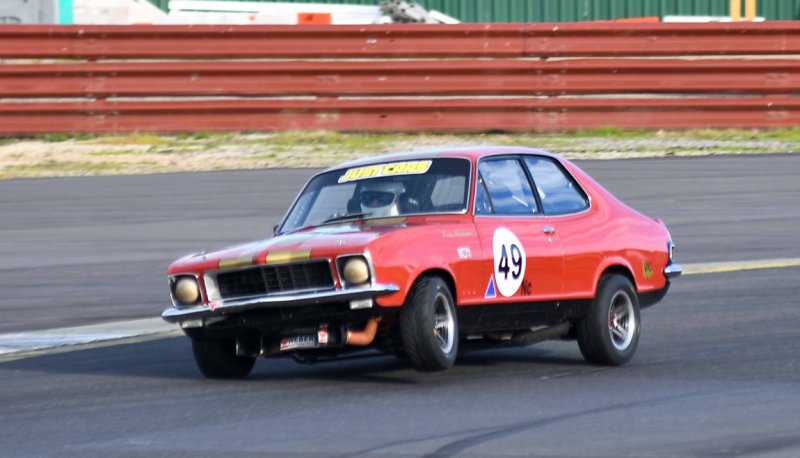 Driver-of-the-Meeting-Daniel-van-Stokrom-tips-the-Torana-into-Turn-1