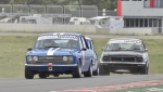 Harrison-Draper’s-Datsun-leads-Chris-Cotton’s-Mini-and-Brett-Munns’-Torana-in-Race-2