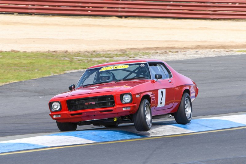 HQ-Holden-record-holder-at-Sandown-John-Alessi-in-his-Monaro.-Phil-Wisewould-photo.
