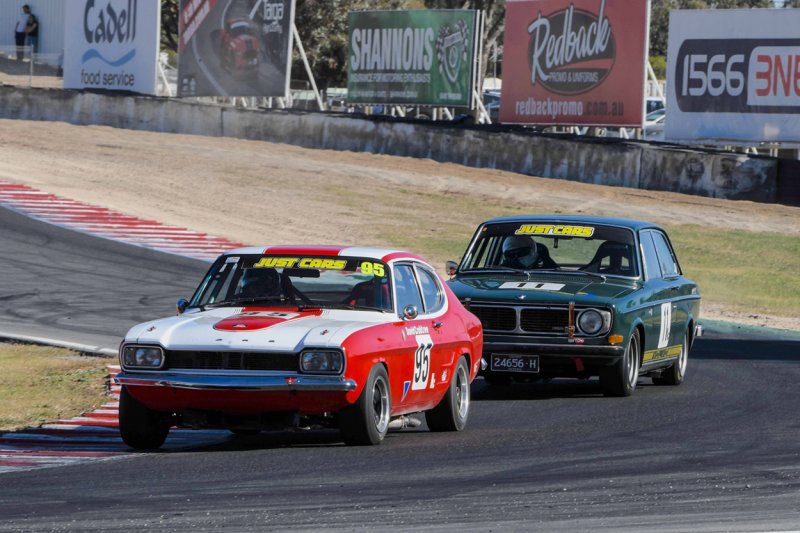 David-Belford_s-Volvo-142-harried-David-Crabtree_s-ex-Nelson-Capri.-Phil-Wisewould-photo.