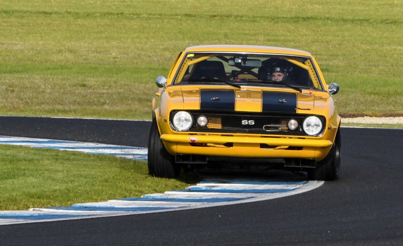 Trevor-Talbot-took-the-ex-Taranto-Camaro-out-for-its-first-race