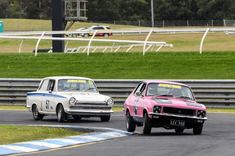 Conner-McLeod-wheels-_Sexy-Lexy_-Torana-ahead-of-Simon-Browning_s-Cortina