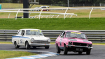 Conner-McLeod-wheels-_Sexy-Lexy_-Torana-ahead-of-Simon-Browning_s-Cortina