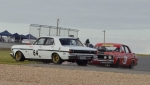 Adam-Smith-avoiding-fellow-SA-driver-Kym-Burtons-spinning-Falcon.