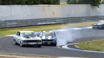 SAs-Adam-Smiths-XW-Falcon-under-attack-from-Qlds-Graeme-Wakefields-Mustang