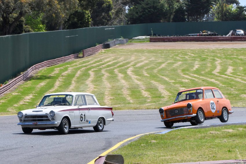 When-you-only-have-1202cc-Steve-Russell-Clarkes-Austin-A40-Farina-flies-after-Mick-Stupkas-Cortina