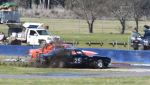 Adrian-Moyle-mud-plugs-as-fellow-Camaro-driver-Tony-Hubbard-pounces