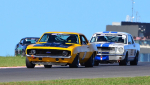 Paul-Stubber-leads-Brad-Tilley-with-son-Jamie-lurking