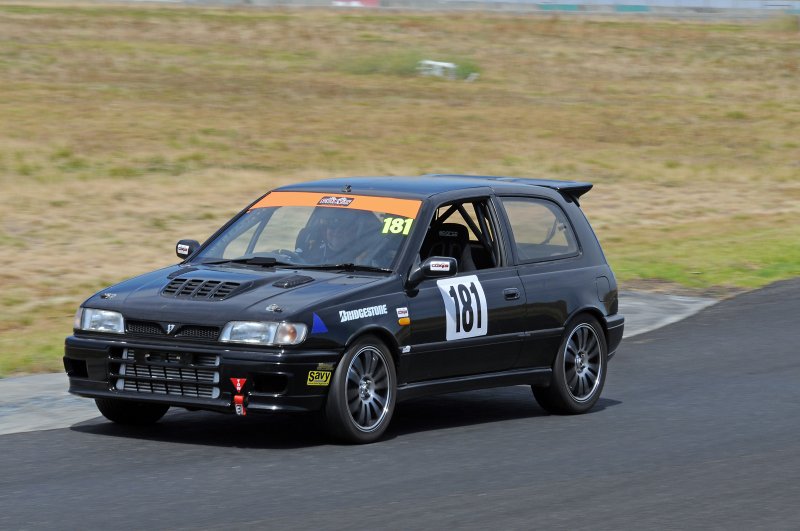 President Cox gets a rare moment on track instead of beside it