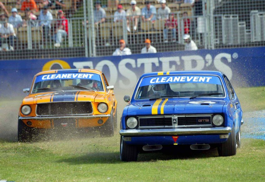 JEREMY MANTELLO LEADS THE RALLY FROM MICHAEL BUGELLYTAKEN @  AGP'04