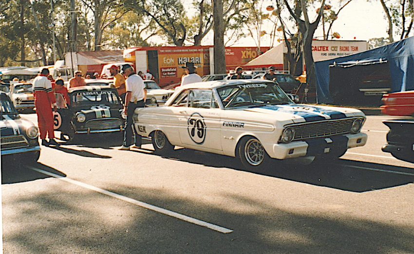 Rob-Tweedies-winning-Falcon-Sprint-in-a-relaxed-pre-grid-Adelaide-1989.-Photo-supplied